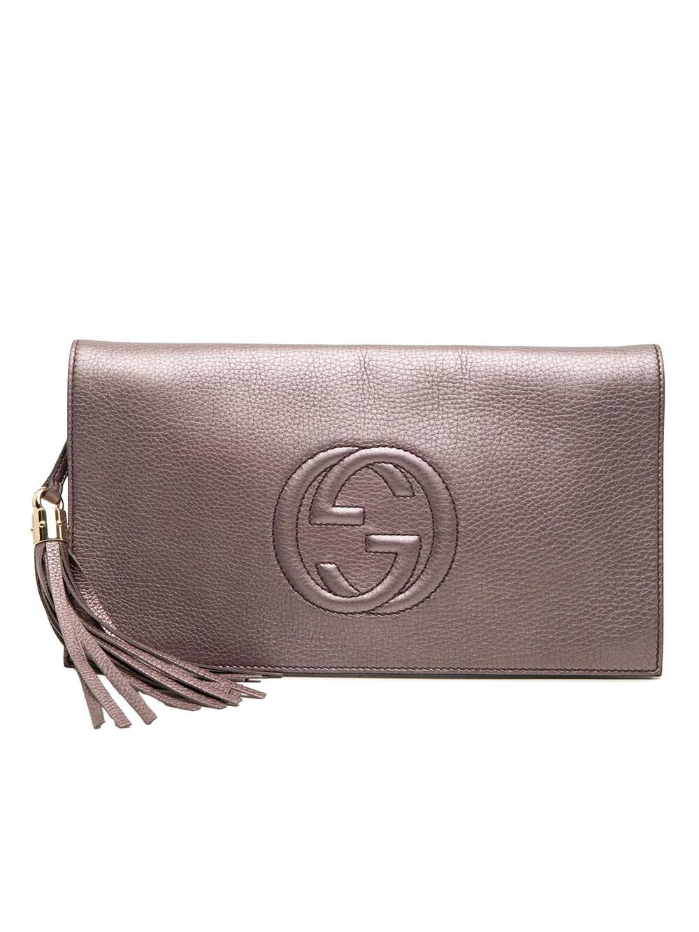 Gucci Metallic Calfskin Soho Disco #284827G56B